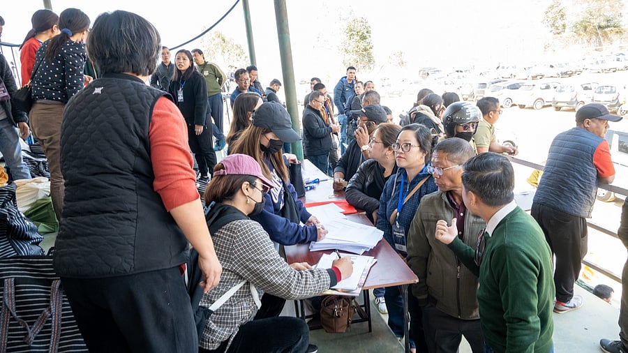 <div class="paragraphs"><p>Voting is underway in Mizoram's local council polls. </p></div>