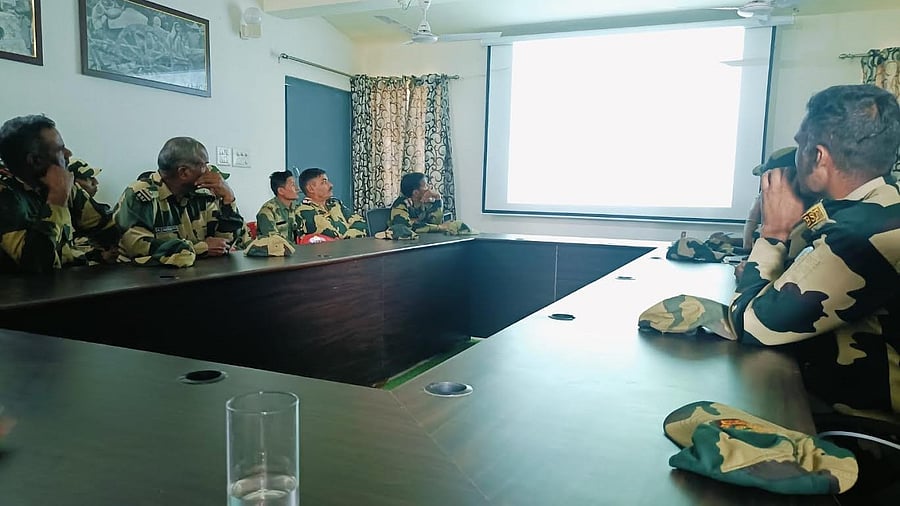 <div class="paragraphs"><p>During a training to a group of BSF personnel at Kilapara on February 7.</p></div>