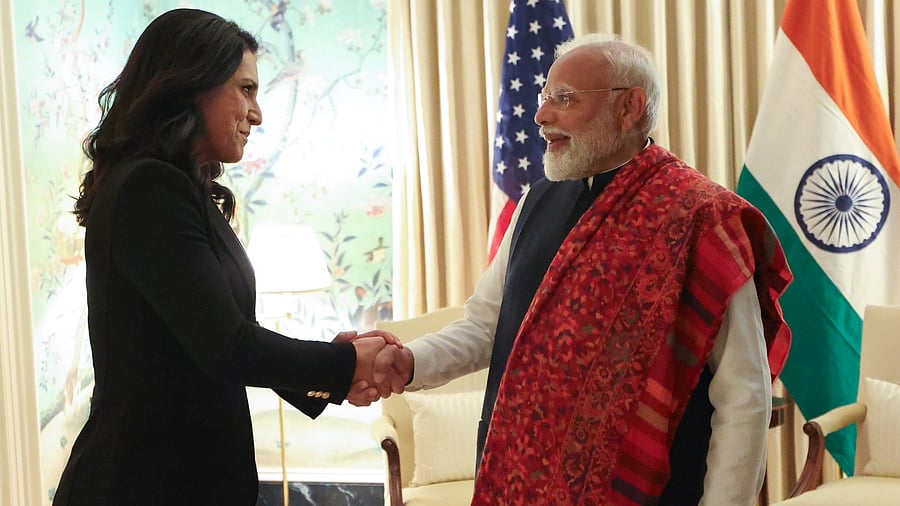<div class="paragraphs"><p>Modi also congratulated Hindu-American Gabbard on her confirmation as the nation’s top intelligence official. She was confirmed on Wednesday.</p></div>