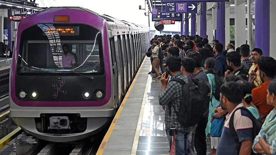 <div class="paragraphs"><p>Image showing people waiting for a metro in Bengaluru. For representational purposes.</p></div>