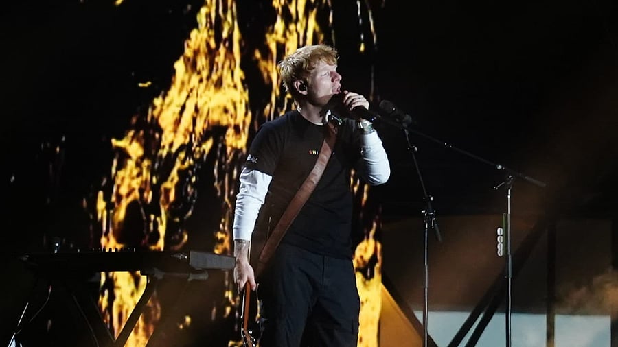 <div class="paragraphs"><p>Ed Sheeran performing in Shillong.</p></div>