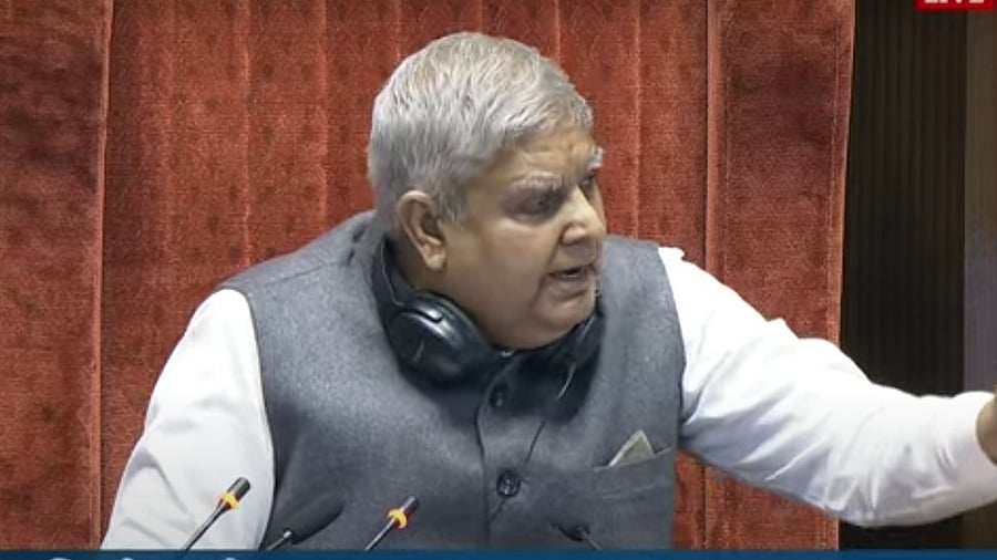 <div class="paragraphs"><p>Vice President and Rajya Sabha Chairman Jagdeep Dhankhar.</p></div>