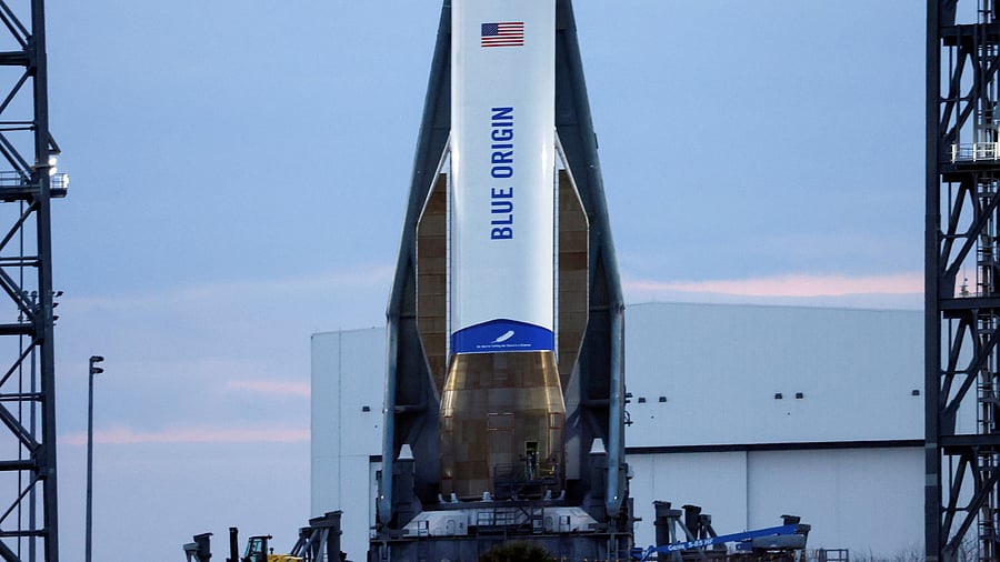 <div class="paragraphs"><p>A Blue Origin New Glenn rocket  </p></div>