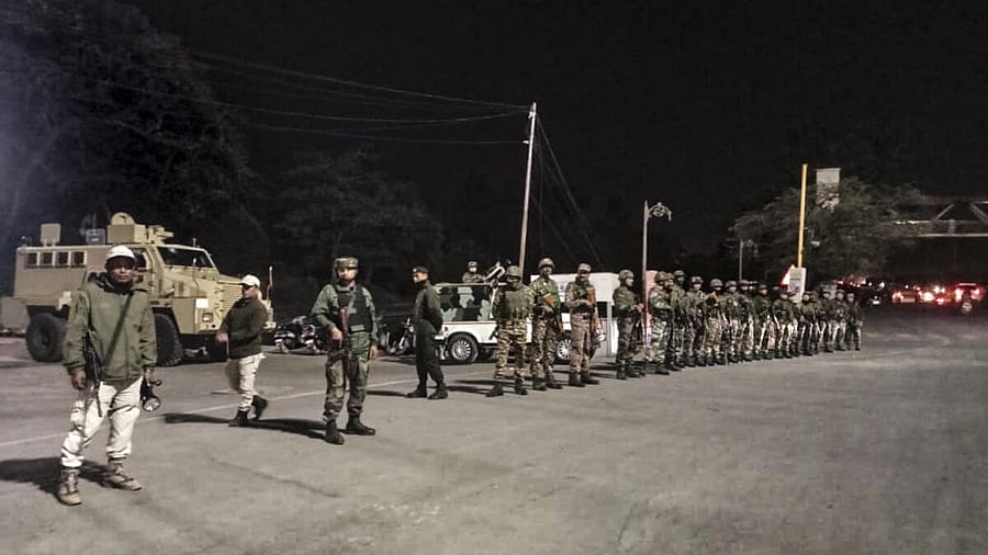 <div class="paragraphs"><p>Heavy security after Prez rule in Manipur</p></div>
