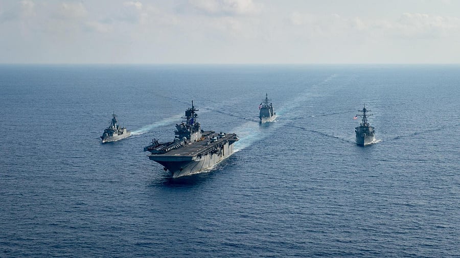 <div class="paragraphs"><p>Representative image showing military vessels in the South China Sea</p></div>