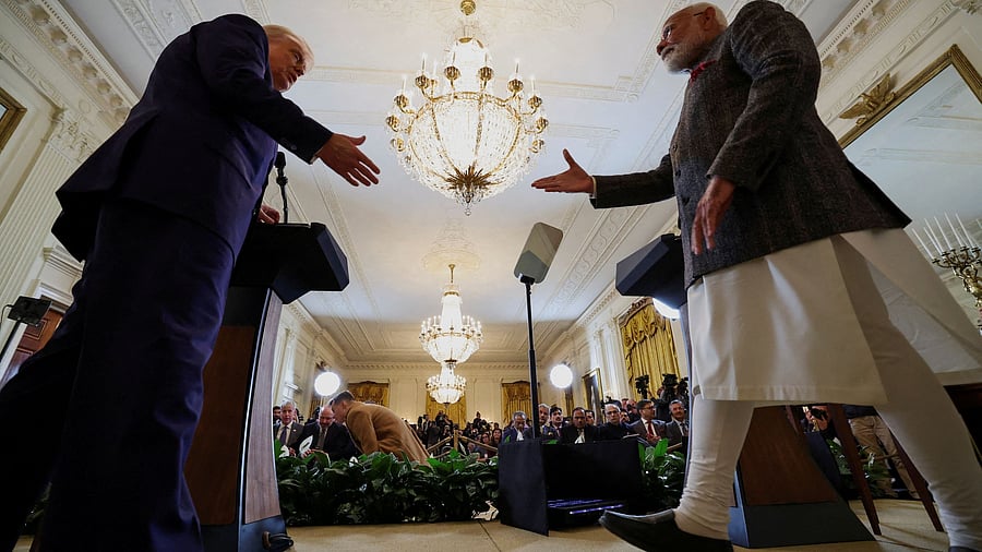 <div class="paragraphs"><p>US President Donald Trump and Indian Prime Minister Narendra Modi.</p></div>
