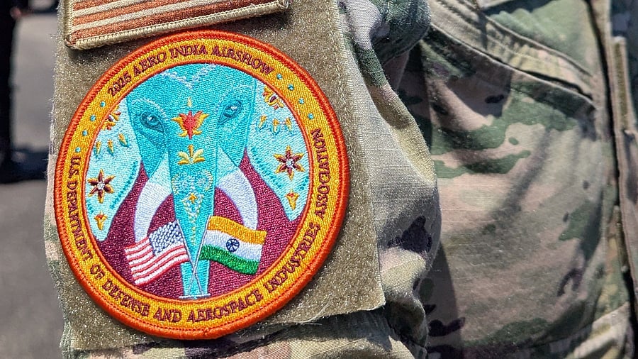 Patch showing India and US relationship.