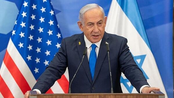 <div class="paragraphs"><p>Israeli Prime Minister Benjamin Netanyahu attends a joint press conference with US Secretary of State Marco Rubio at the Prime Minister's office in Jerusalem,</p></div>