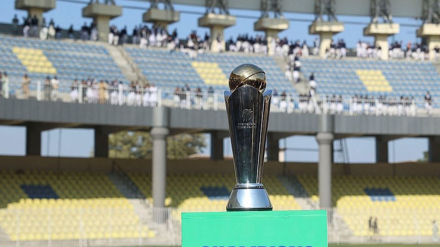 <div class="paragraphs"><p>A view shows the ICC Champions trophy </p></div>