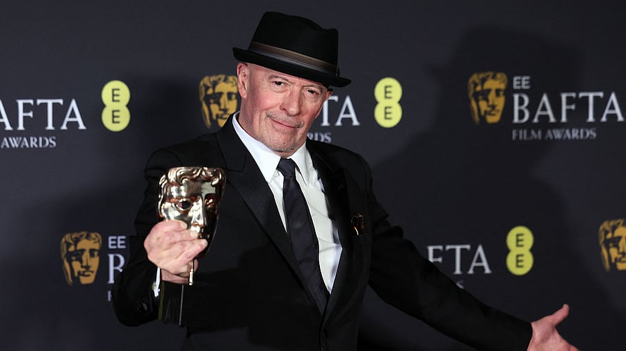 <div class="paragraphs"><p>Jacques Audiard, poses with the award for the Film Not in the English Language for 'Emilia Perez', during the 2025 British Academy of Film and Television Awards (BAFTA) at the Royal Festival Hall in the Southbank Centre, London, Britain, February 16, 2025.</p></div>