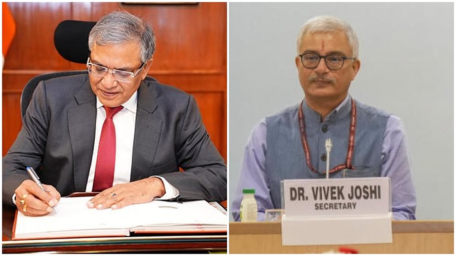 <div class="paragraphs"><p>(From L to R) Gyanesh Kumar;&nbsp;Vivek Joshi</p></div>