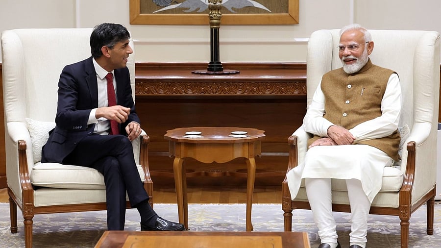 <div class="paragraphs"><p>PM Modi meets Rishi Sunak</p></div>
