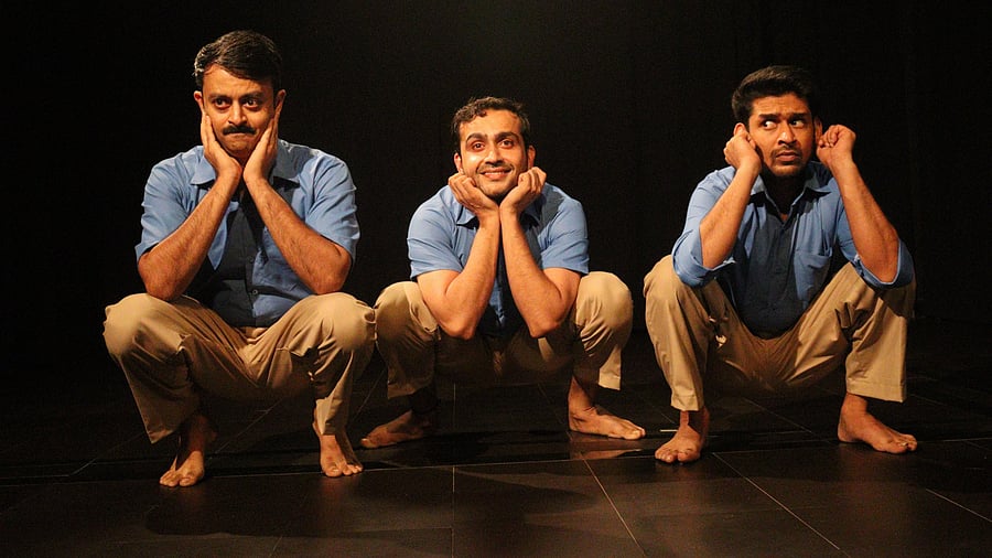 A scene from the play. 