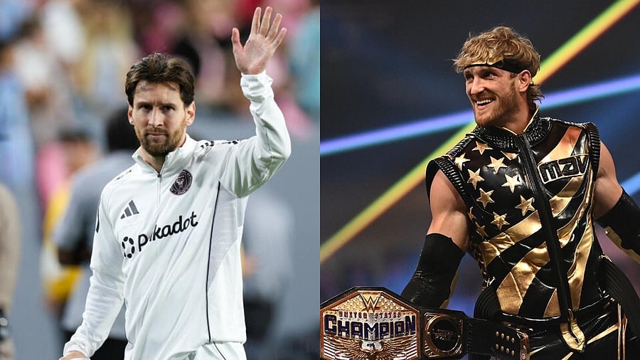 <div class="paragraphs"><p>Lionel Messi (L) and Logan Paul (R) </p></div>