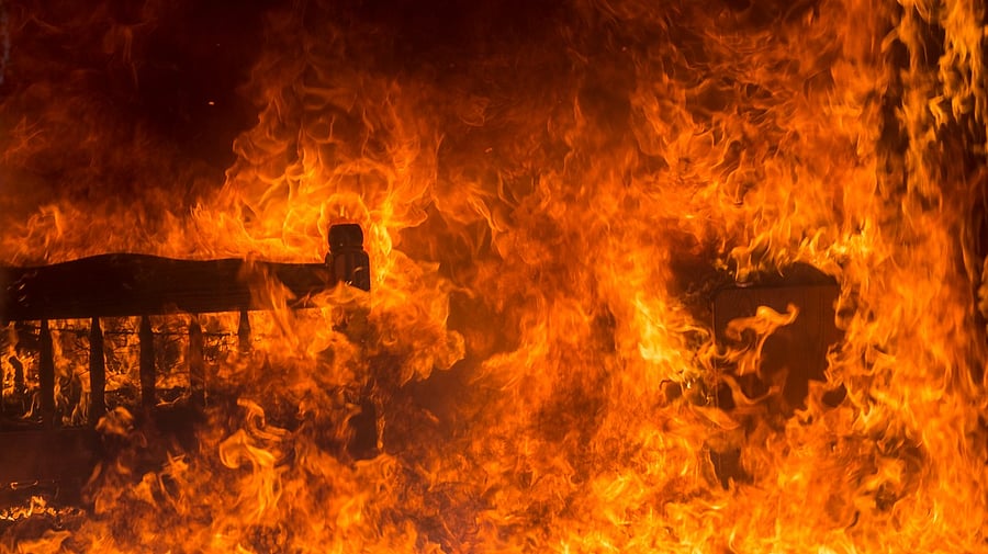 <div class="paragraphs"><p>Image showing a bedroom on fire. For representational purposes.</p></div>