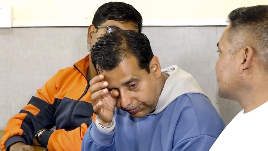 <div class="paragraphs"><p>Family members of a Nepal's girl student who died by suicide reach the Kalinga Institute of Industrial Technology (KIIT), in Bhubaneswar</p></div>