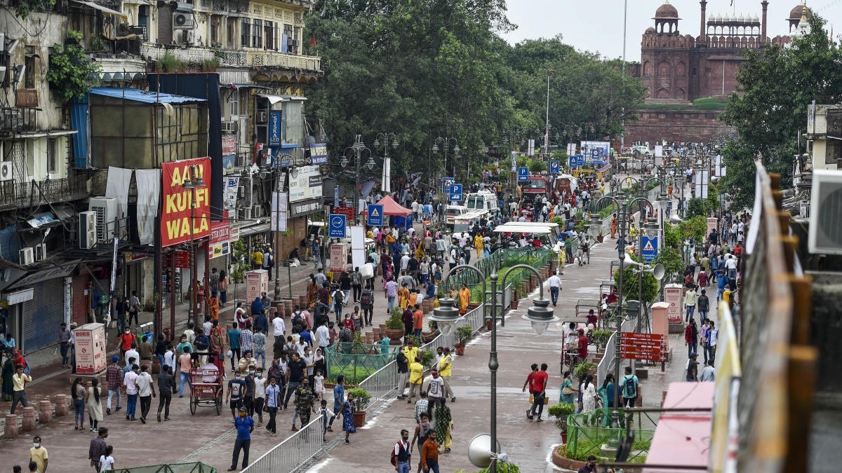 <div class="paragraphs"><p>Redeveloped Chandni Chowk market area during its inauguration in New Delhi. </p></div>