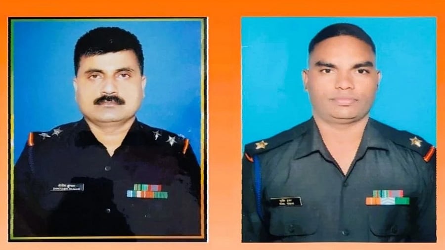 <div class="paragraphs"><p>Subedar Santosh Kumar and Naib-Subedar Sunil Kumar</p></div>