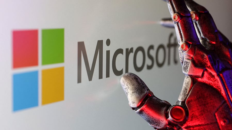 <div class="paragraphs"><p>Microsoft logo is seen in this illustration taken February 16, 2025. </p></div>