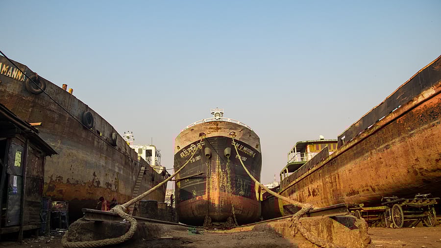 <div class="paragraphs"><p>Image for representation showing a shipyard in Bangladesh.</p></div>