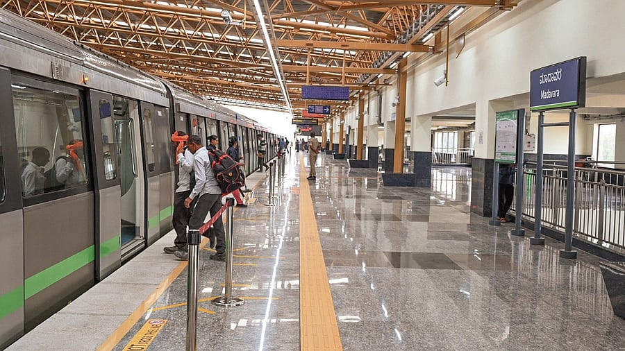 <div class="paragraphs"><p>Namma Metro trains ferried more than a million passengers on Monday, as a large number of people returned to the city after a five-day festival break.&nbsp;</p><p> </p></div>