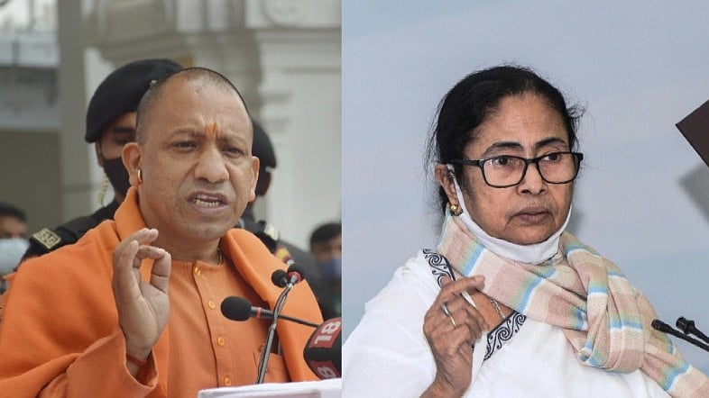 <div class="paragraphs"><p>Yogi Adityanath (L), Mamata Banerjee (R)</p></div>
