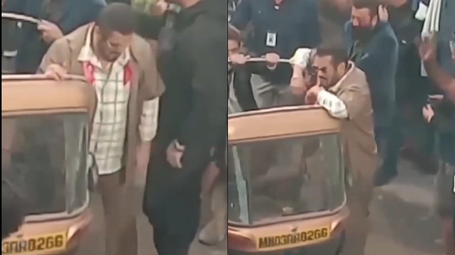 <div class="paragraphs"><p>Salman Khan and Sanjay Dutt on the sets of a Hollywood project.</p></div>