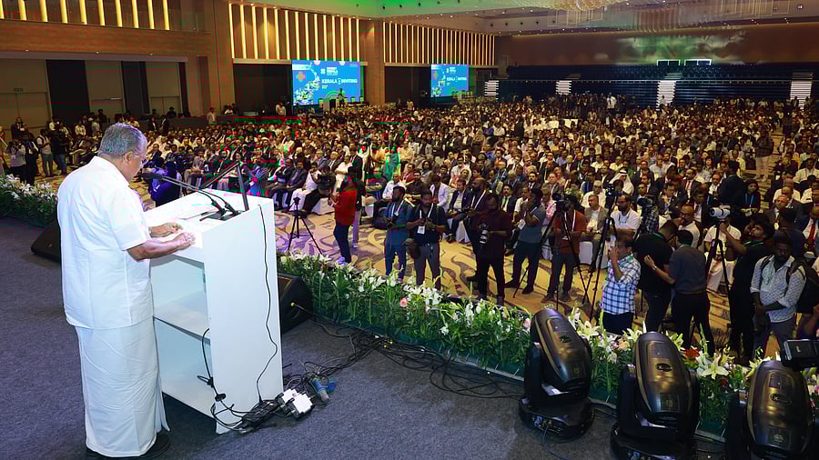 <div class="paragraphs"><p>Pinarayi Vijayan at the Kerala Global Summit</p></div>