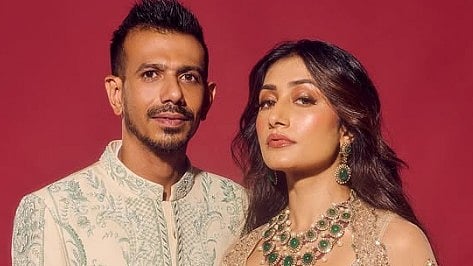 <div class="paragraphs"><p>Indian cricketer Yuzvendra Chahal  and Dhanashree Verma.</p></div>