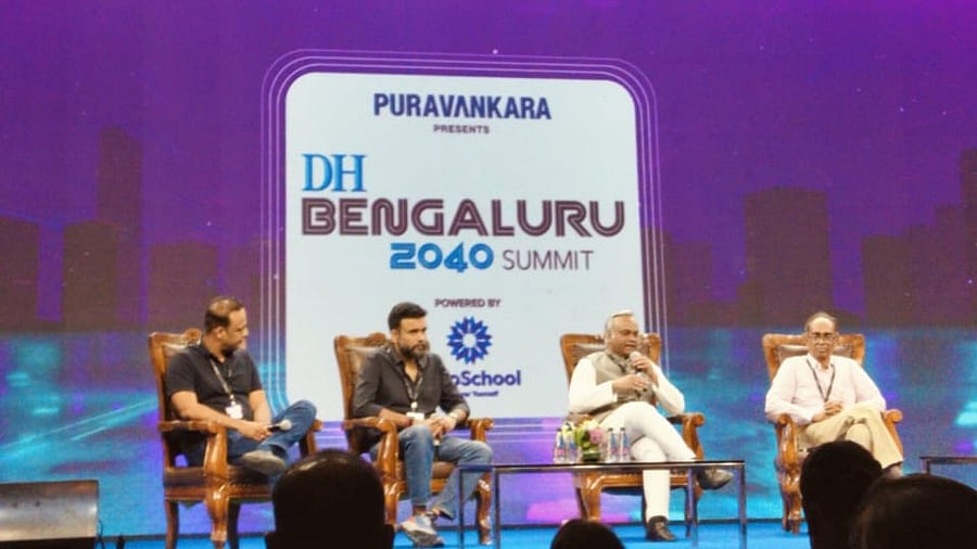 <div class="paragraphs"><p>Karnataka minister Priyank Kharge speaks at the DH Bengaluru 2040 Summit, Feb 21, 2025.</p></div>