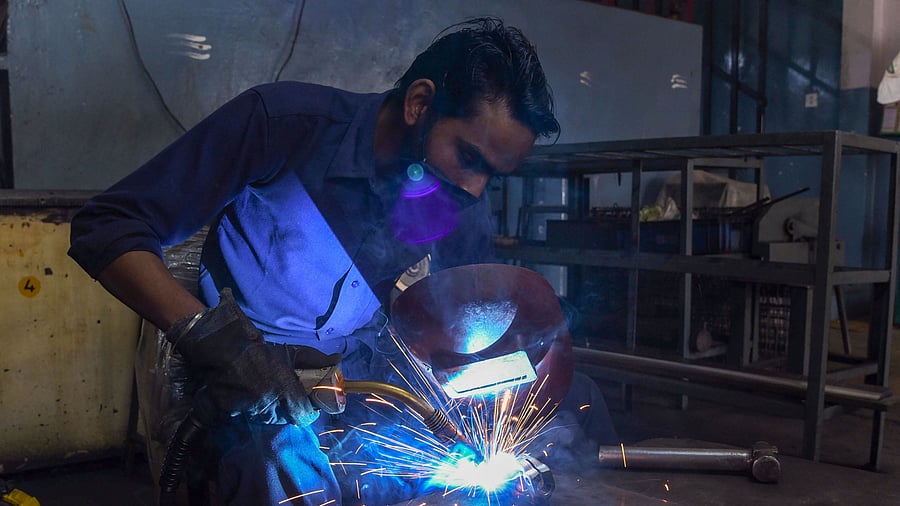 <div class="paragraphs"><p>A person working in a factory in Bengaluru. Representative image.</p></div>