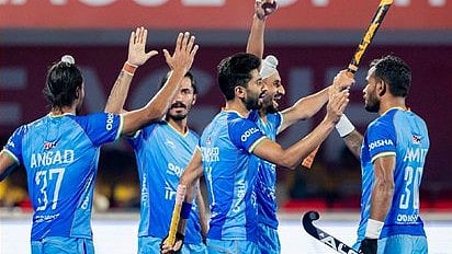 <div class="paragraphs"><p>India continued their domination over Ireland, defeating the visitors 4-0 in their return leg men's FIH Pro League match here on Saturday.</p></div>