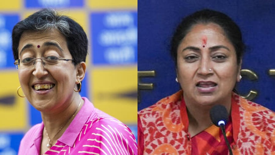 <div class="paragraphs"><p>Atishi and Delhi CM Rekha Gupta (R).</p></div>