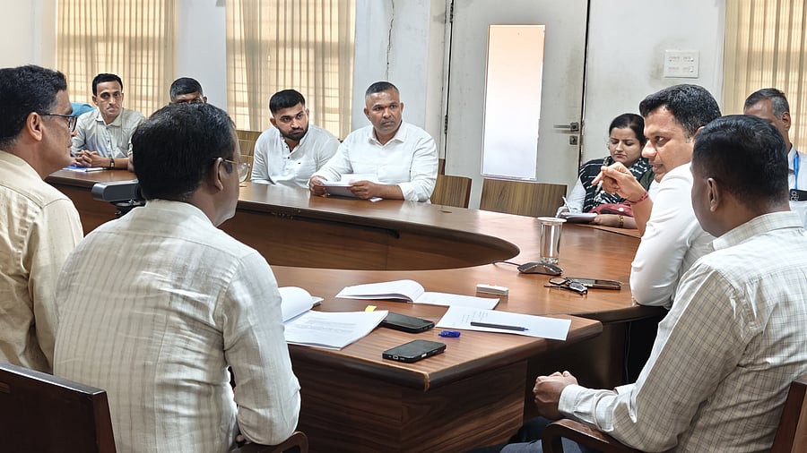 <div class="paragraphs"><p>Member of Parliament Captain Brijesh Chowta chairing a meeting at the DC's office in Mangaluru. </p></div>