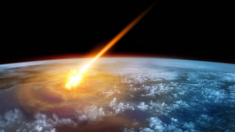 <div class="paragraphs"><p>Illustration depicting an asteroid hitting the Earth. For representational purposes.</p></div>