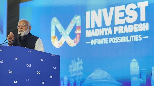 <div class="paragraphs"><p>Prime Minister Narendra Modi addresses the Global Investors Summit 2025, in Bhopal, Madhya Pradesh.</p></div>