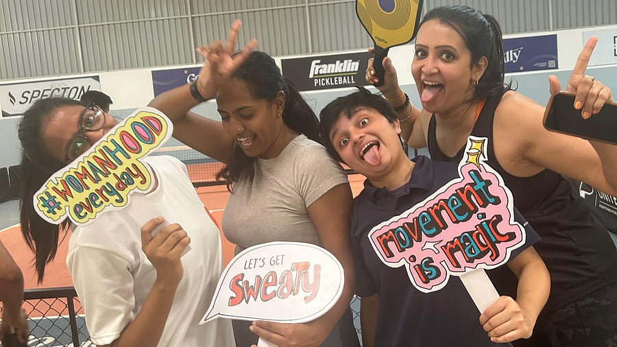 As their latest offering, Sisters in Sweat organised a pickleball tournament exclusively for women on Sunday.