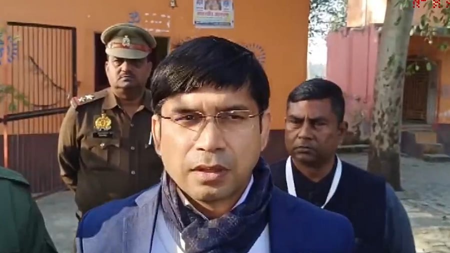 <div class="paragraphs"><p>Sambhal district Magistrate Rajender Pensiya</p></div>