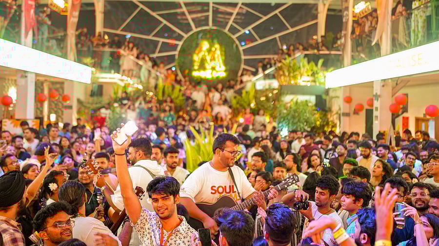 An open jamming organised by Soul Jams at a restaurant near Bommanahalli.