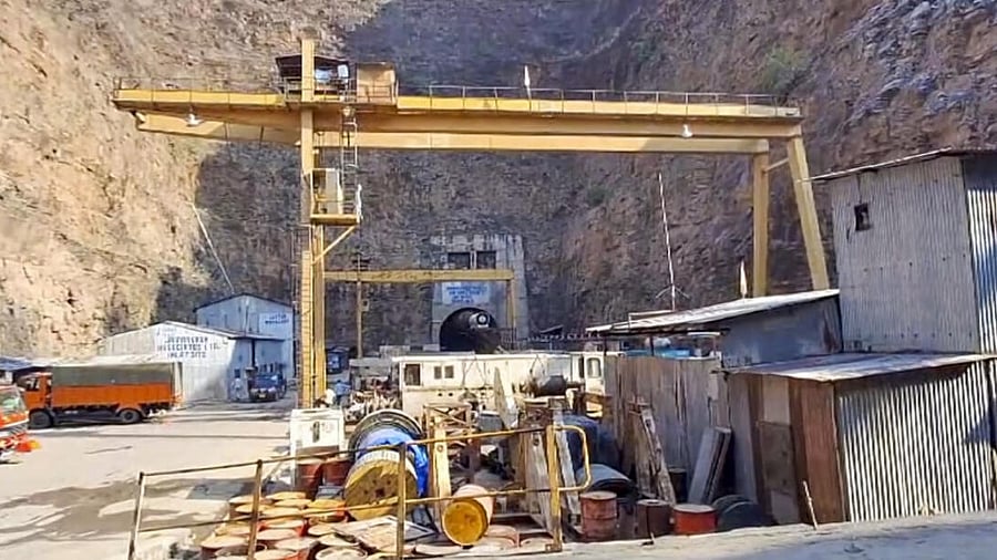 <div class="paragraphs"><p>The Srisailam Left Bank Canal (SLBC) project site where a portion of the tunnel collapsed, in Nagarkurnool district.</p></div>