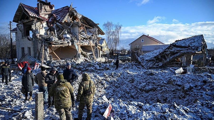 <div class="paragraphs"><p>The town, part of the Donetsk region, is slightly over 8 km from the active combat line and remains a constant target of Russian military attacks.</p></div>