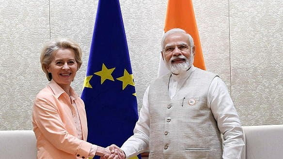 <div class="paragraphs"><p>PM Modi shakes hands with EU Commission President von der Leyen</p></div>