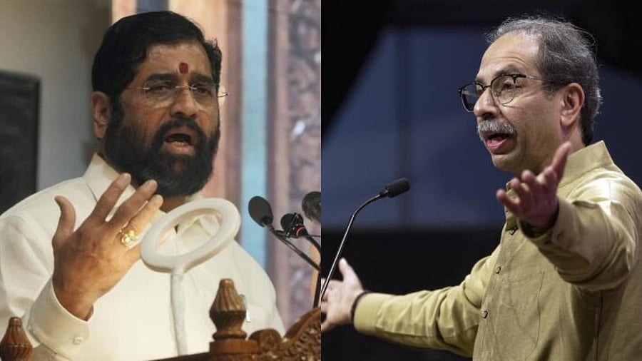 <div class="paragraphs"><p>Eknath Shinde and Uddhav Thackeray.</p></div>