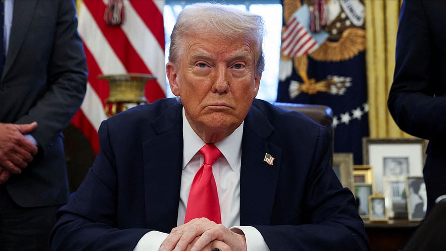 <div class="paragraphs"><p>US President Donald Trump in the White House in Washington, DC, US.</p></div>