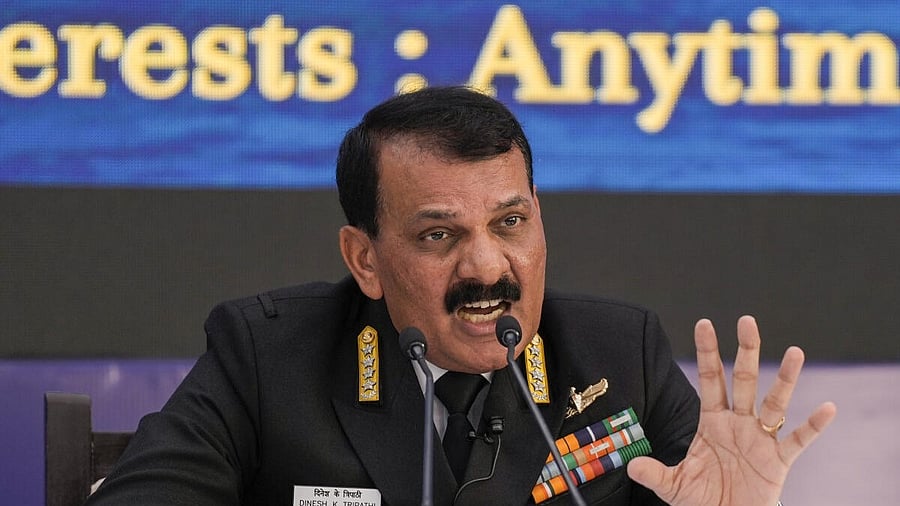 <div class="paragraphs"><p>Chief of the Naval Staff Admiral Dinesh K. Tripathi.</p></div>