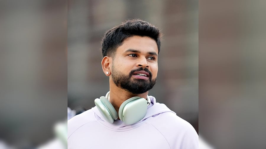 <div class="paragraphs"><p>India's Shreyas Iyer during a training session ahead of a One Day International (ODI) cricket match of the ICC Champions Trophy between India and New Zealand, at ICC Academy Ground No 2 , in Dubai, UAE, Friday, Feb. 28, 2025.</p></div>