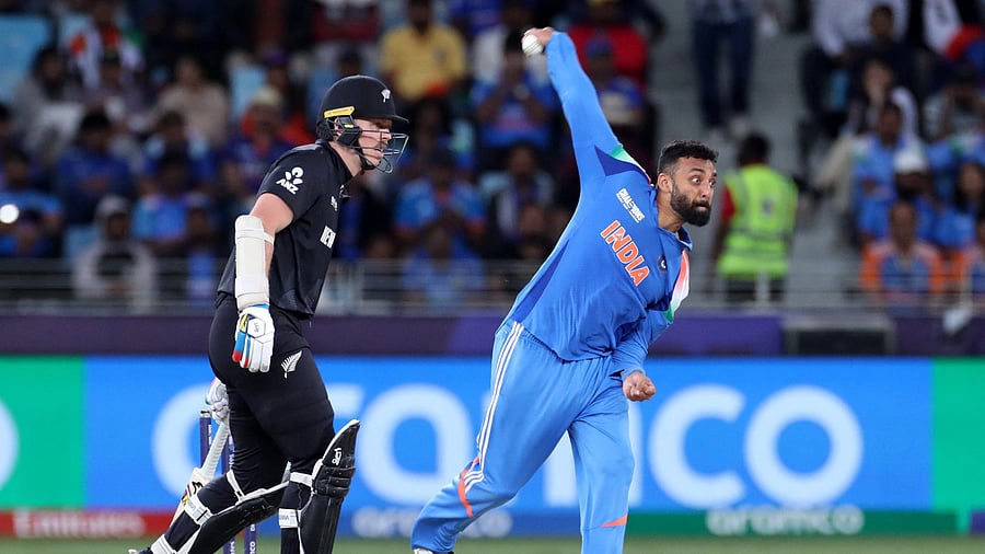 <div class="paragraphs"><p>India's Varun Chakaravarthy bagged his maiden five-for in just his second ODI in the Champions Trophy game against New Zealand in Dubai on Sunday.</p></div>