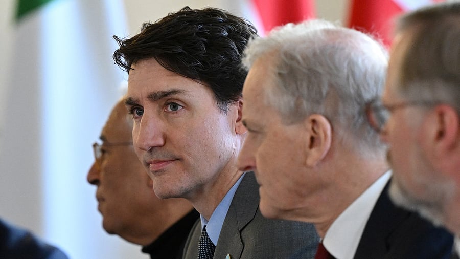 <div class="paragraphs"><p>Canada's Prime Minister Justin Trudeau attends a plenary meeting at a summit held at Lancaster House in central London on March 2, 2025.</p></div>