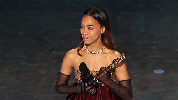 <div class="paragraphs"><p>Zoe Saldana wins the Oscar for Best Actress in a Supporting Role for "Emilia Perez" during the Oscars show at the 97th Academy Awards in Hollywood, Los Angeles, California, U.S., March 2, 2025</p></div>
