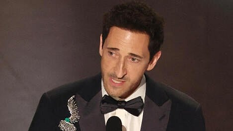 <div class="paragraphs"><p>Adrien Brody wins the Oscar for Best Actor for "The Brutalist" during the Oscars show at the 97th Academy Awards in Hollywood, Los Angeles, California, U.S., March 2, 2025.</p></div>